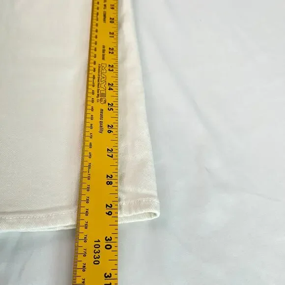 SLVRLAKE Beatnik Slim Fit High Rise Jeans White Wash Women's Size 27 - Picture 13 of 16